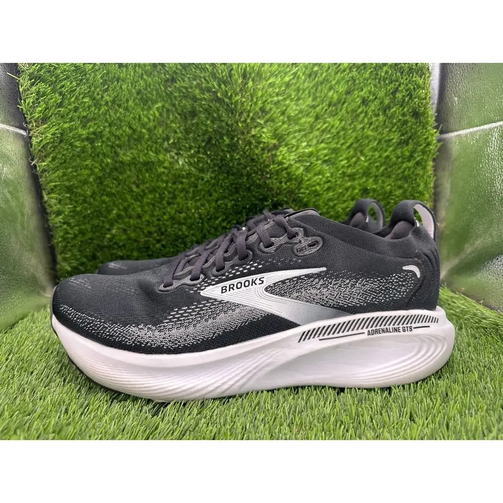 Brooks Adrenaline GTS 25 1104542E090 Athletic Sneaker Men's 12 Black Mesh Sports